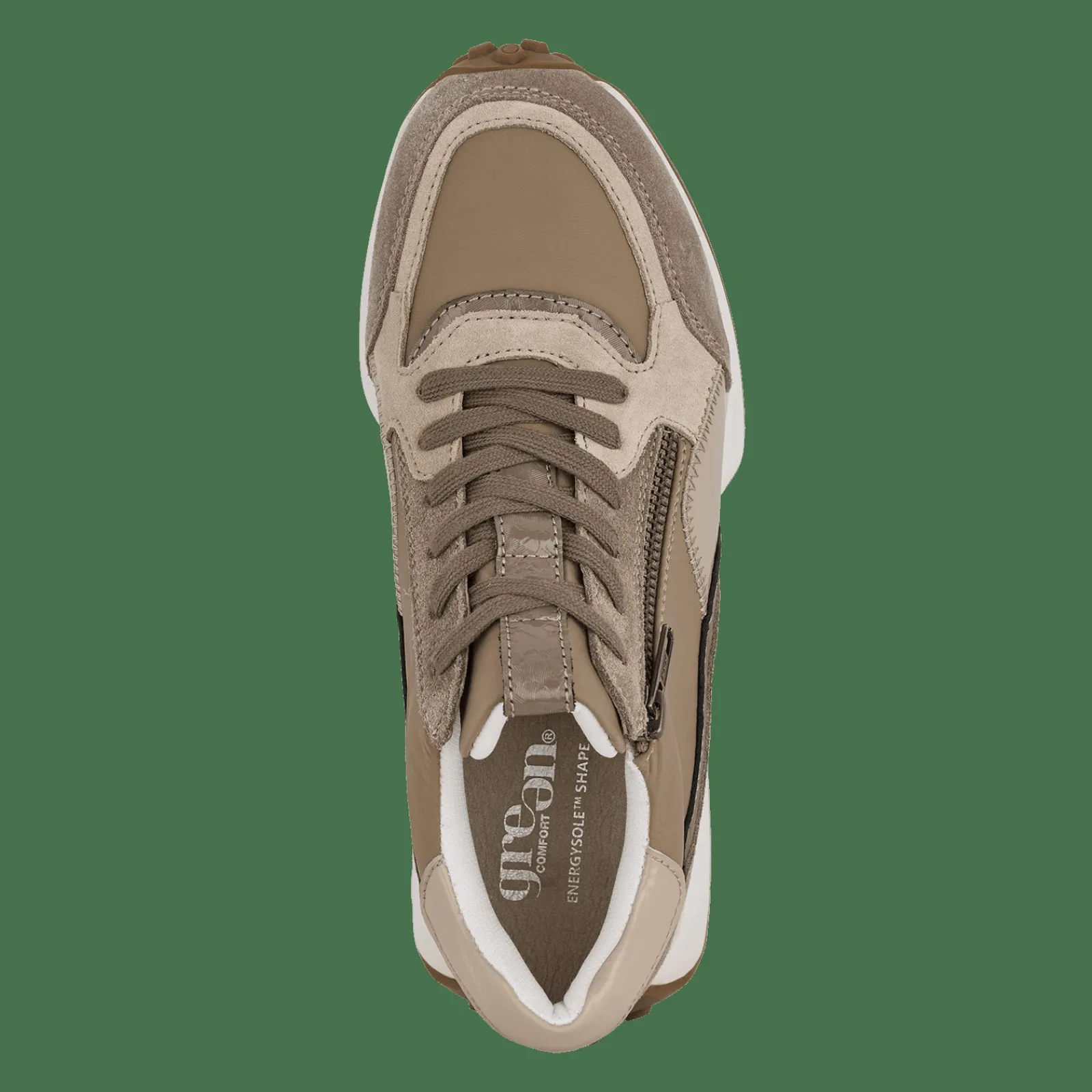 Snøresko>Green Comfort Carmen Caya - Taupe