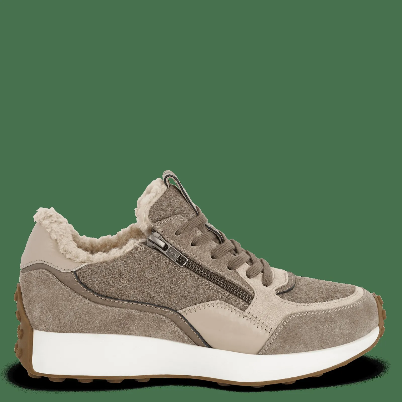 Sko Med Lynlås>Green Comfort Carmen Caysa - Taupe