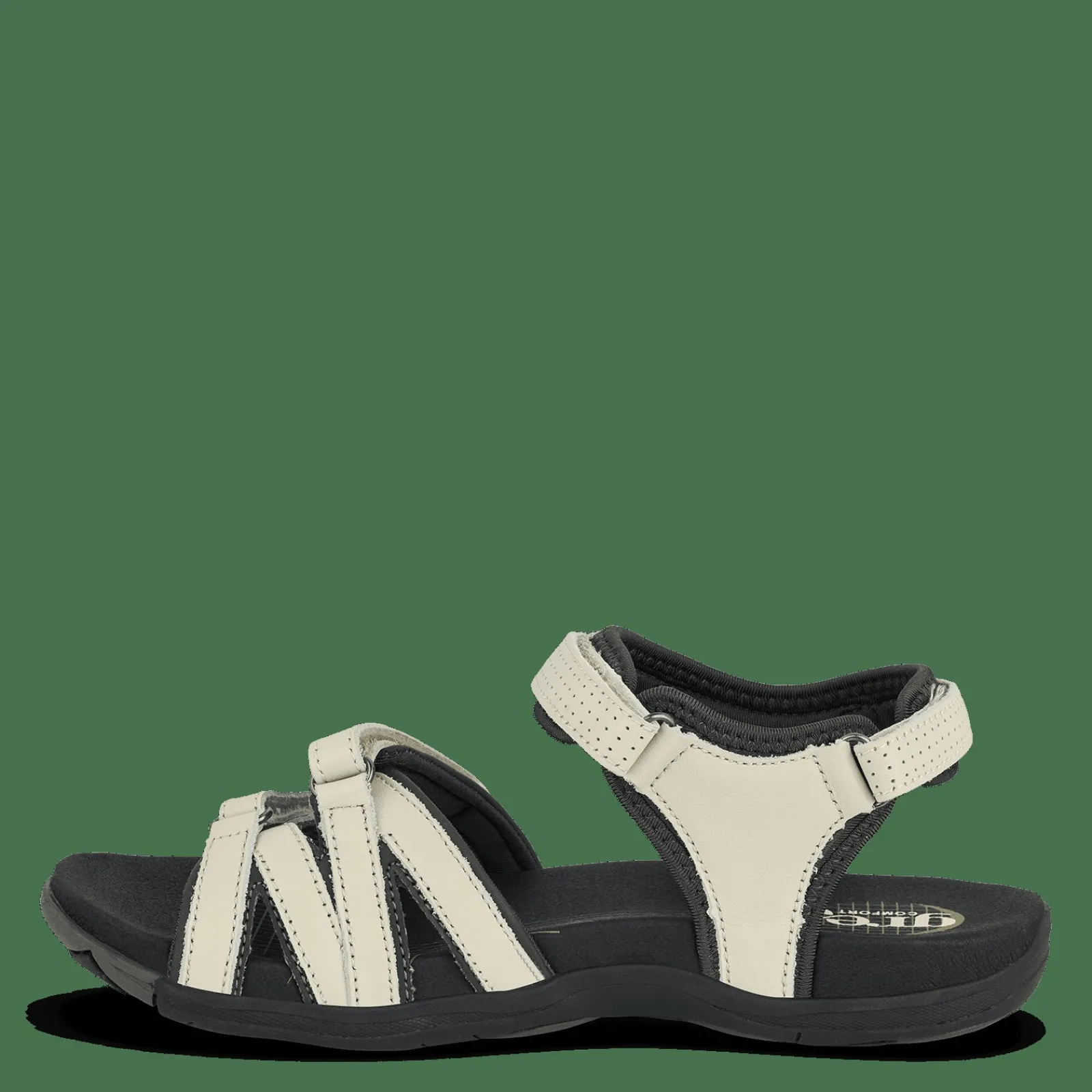 Sandaler Med Flad Sål>Green Comfort Corsica Coco - Cream White