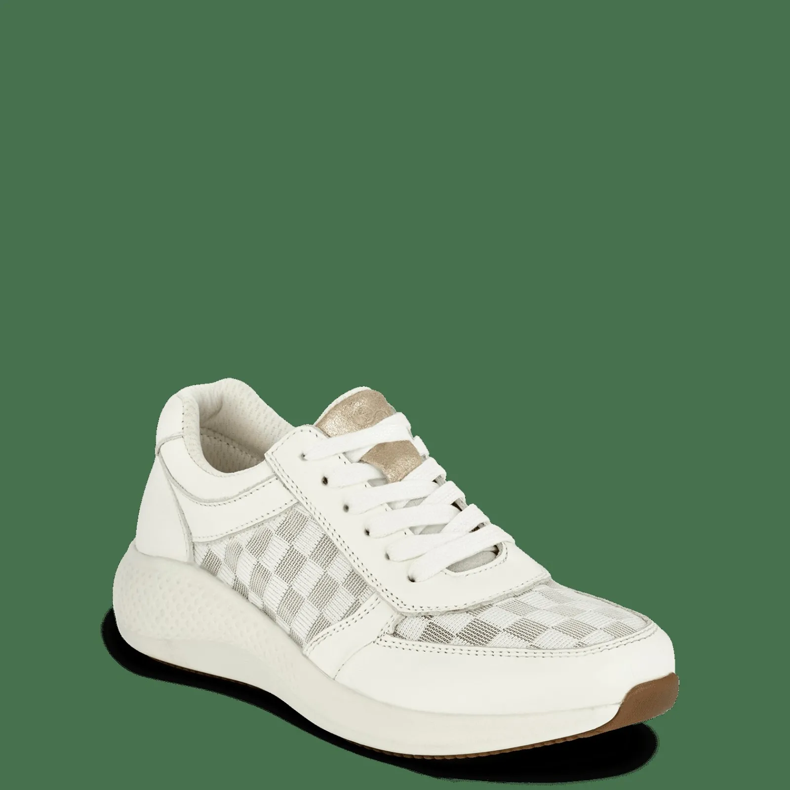 Lædersko>Green Comfort Dolphin Dixi - White