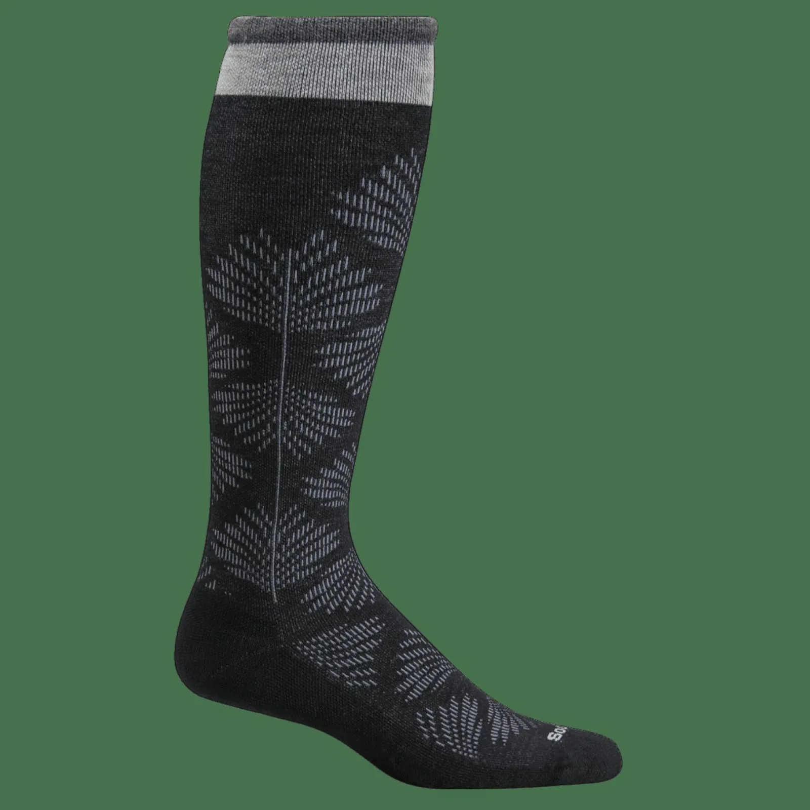 Strømper>Green Comfort Full Floral (Dame) - Sw Black