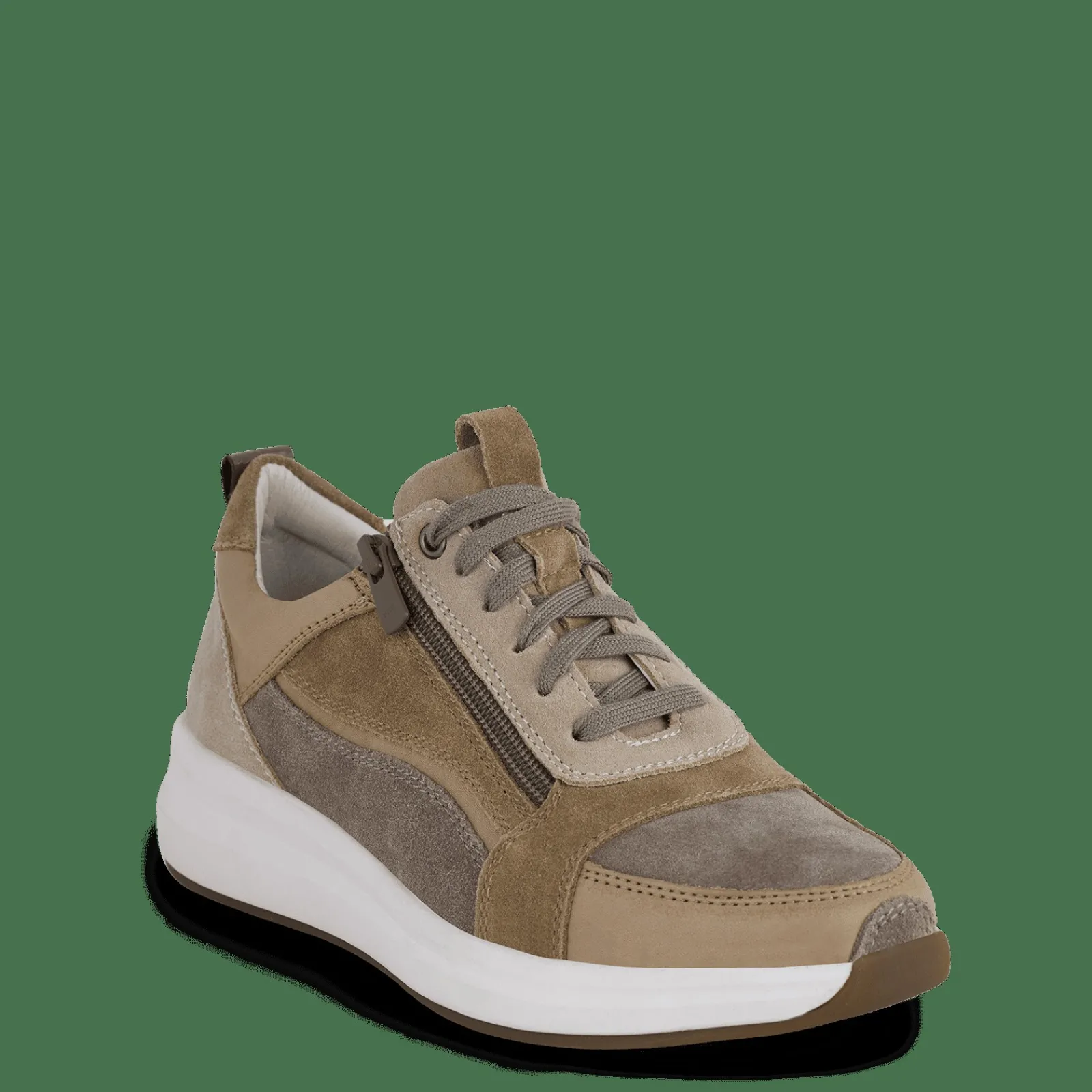 Snøresko>Green Comfort Ivy Isma - Stone