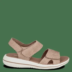 Sandaler Med Flad Sål>Green Comfort Leaf Lulu - Rose