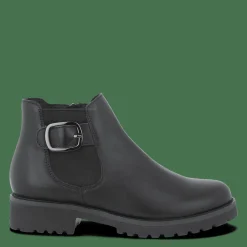 Chelsea Boots>Green Comfort Strike Silva - Sort