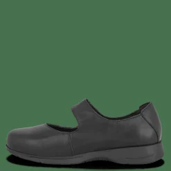 Lædersko>Green Comfort Walkie Wilda - Sort