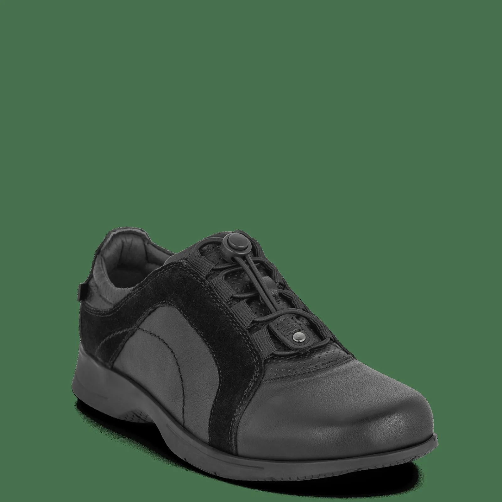 Snøresko>Green Comfort Walkie Windy - Sort