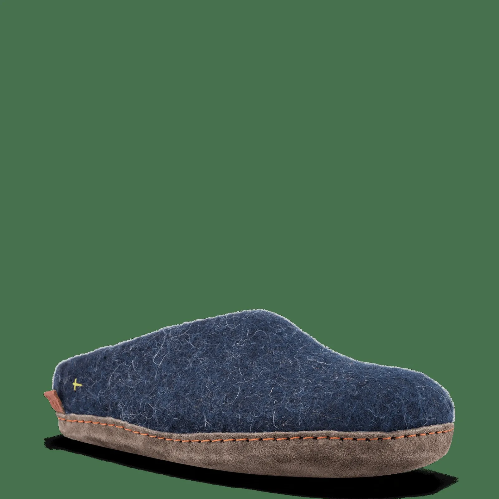 Hjemmesko Med Skindsål>Green Comfort Wool Makalu - Marine Blue