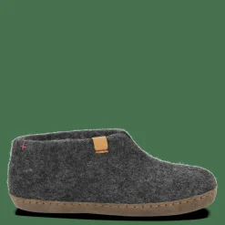 Hjemmesko Med Skindsål>Green Comfort Wool Mera - Antracit Grey