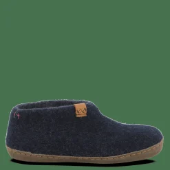 Hjemmesko Med Skindsål>Green Comfort Wool Mera - Marine Blue