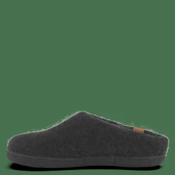 Hjemmesko Med Gummisål>Green Comfort Wool Tibet - Sort